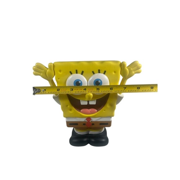 Nickelodeon Spongebob Squarepants Busted Bank 8" Molded Coin Piggy Saving Bank - Picture 11 of 11